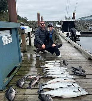 Productive Port Renfrew salmon day